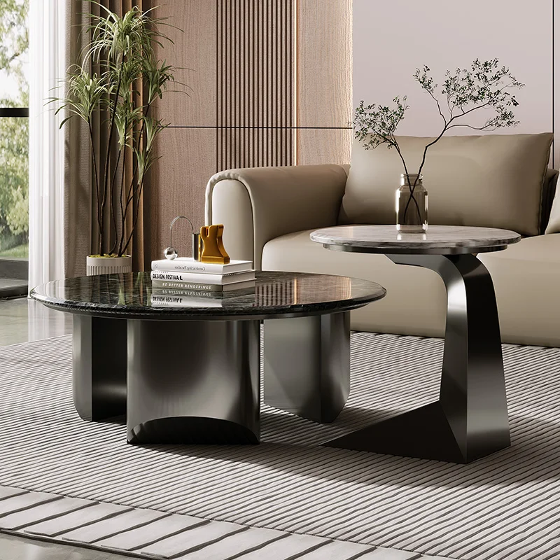 Mesa de centro de exhibición estética, revista, tapa dura, Glam, Mesa de centro única, almacenamiento, Mesa nórdica, Centro, salón, muebles para el hogar