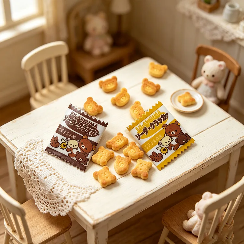 Miniature Simulation Supermarket Snack Toy Jelly Suckers Biscuit Ice Cream Bucket Toy Decoration Ornament For Hobby