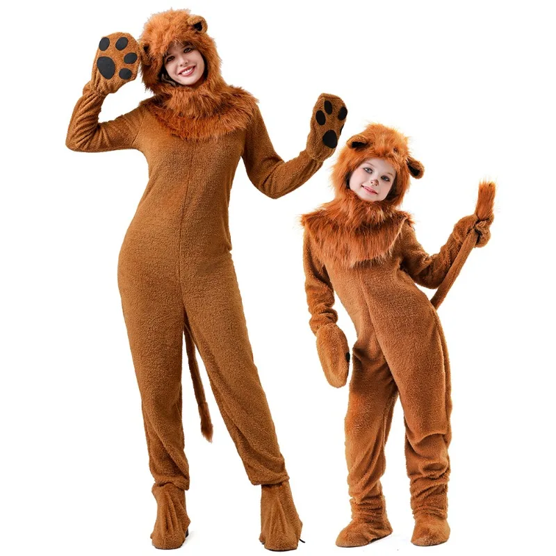 Одежда для родителей и детей, сценические костюмы волшебника страны Оз, король Лев для взрослых и детей, костюм короля Лев COS, костюмы для выступлений