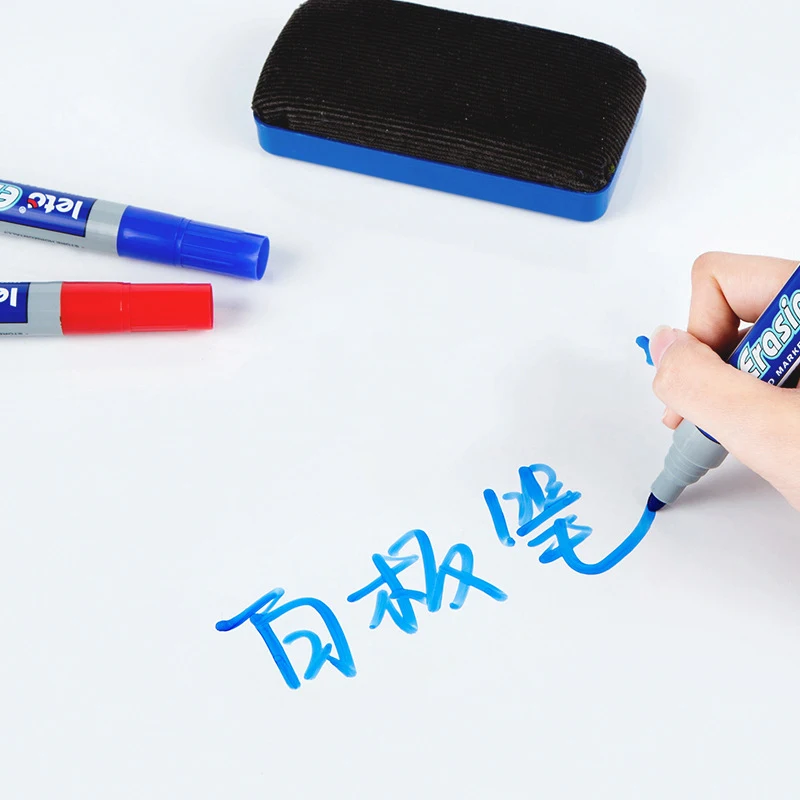 8/12Pcs Erasable Magnetic Whiteboard Marker Pen Blackboard Marker Chalk Glass Ceramics Offoce School Art Marker Stationery WB528