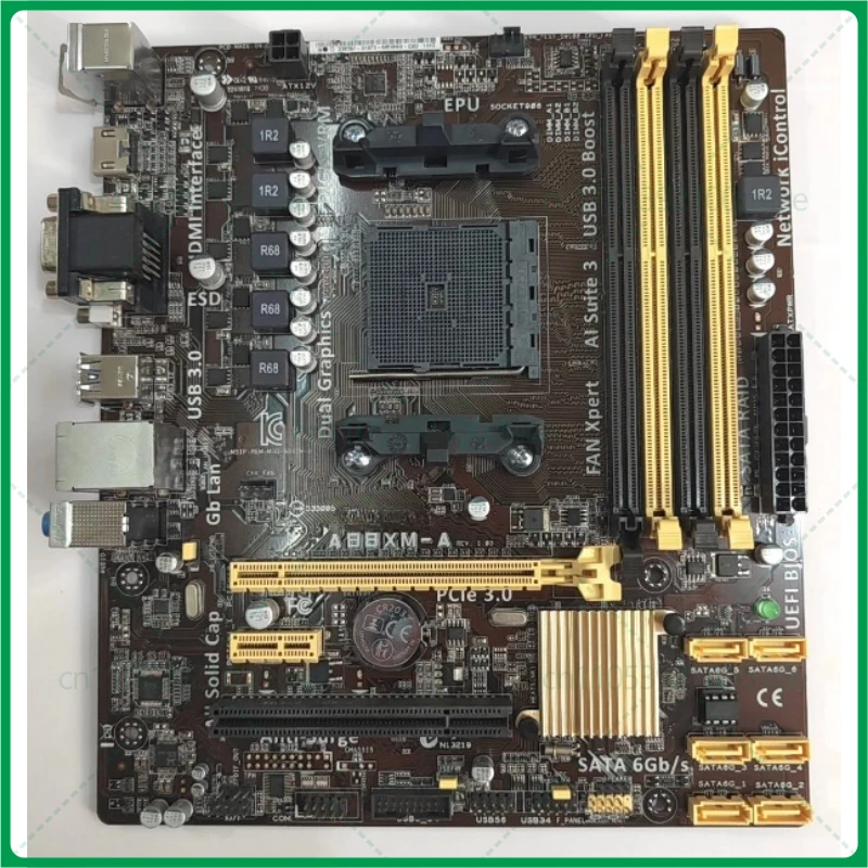 

For ASUS A88XM-A FM2 + black slot, medium board HDMI/VGA/DVI 4 slot DDR3
