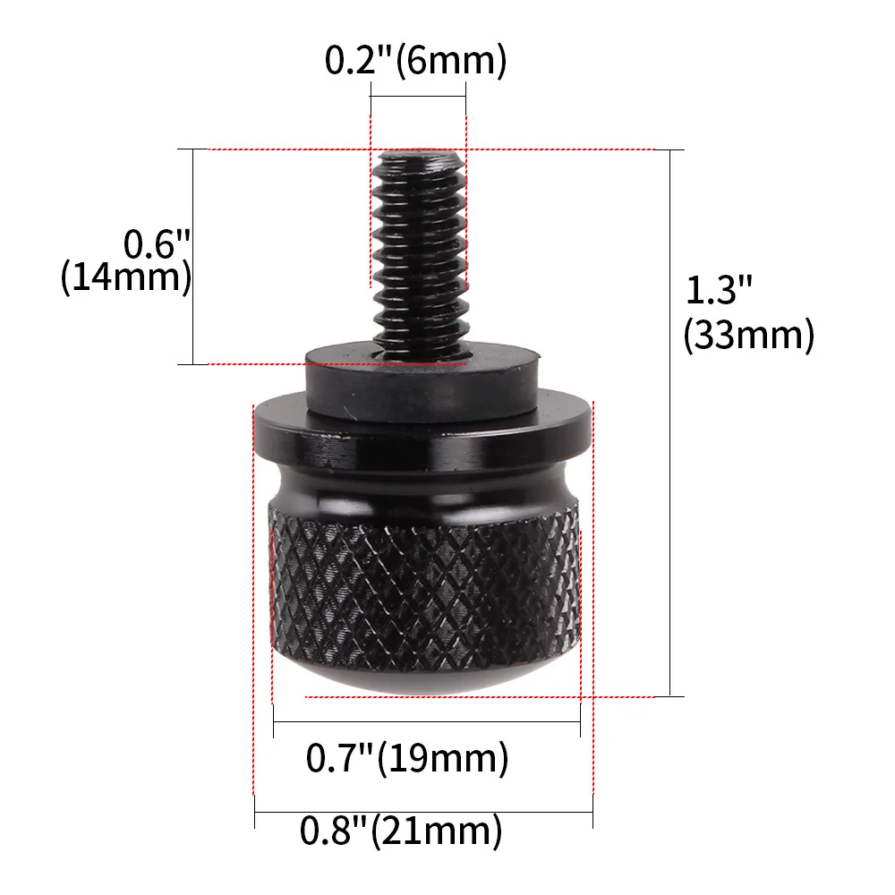 Motorcycle Rear Seat Bolt Fender Screw Nut Mount Tab Knob Cover For Harley Sportster Touring Dyna Softail Street Glide