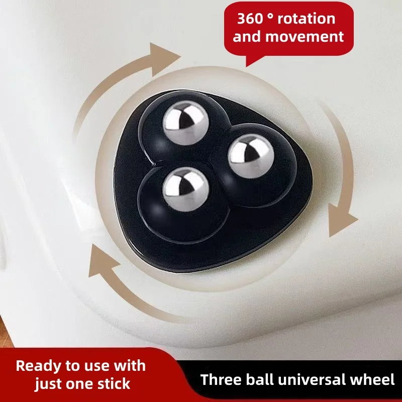 Mini Selbstklebende Räder für Küche, Kaffeemaschine, Mixer, Heißluftfritteuse, Haushaltsgeräte und Möbelgleiter