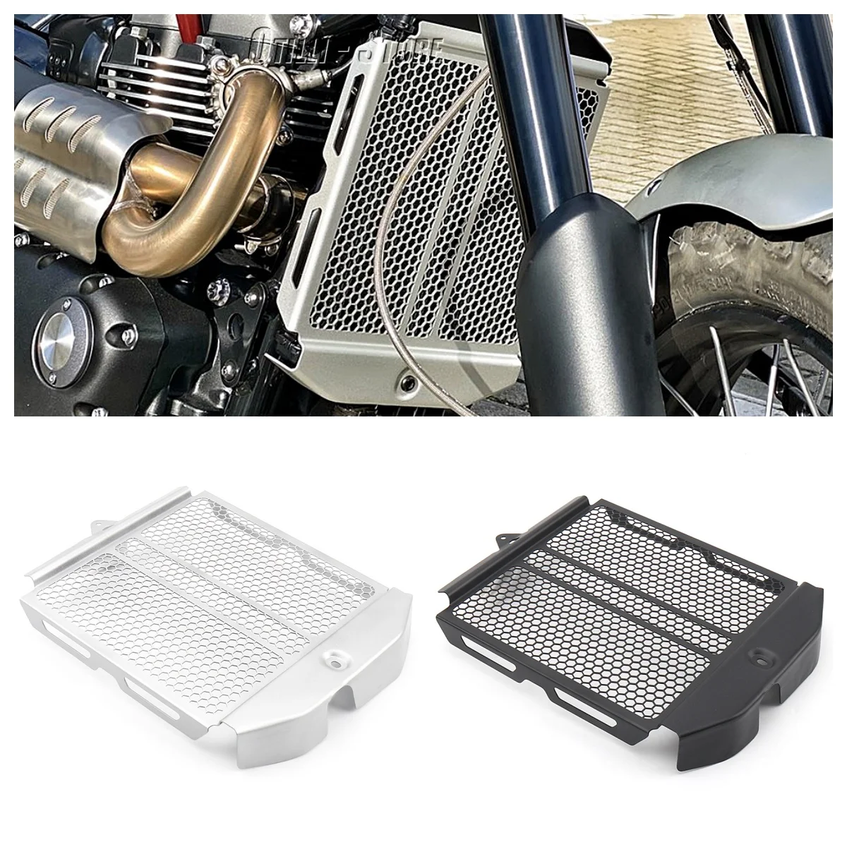 

Motorcycle Radiator Protective Cover For TRIUMPH Scramble 1200 XC/XE Oil Cooling Grille Guard Protector Motorcycle Accessories