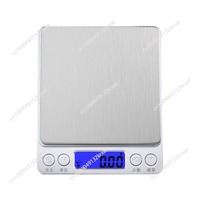 500g*0.01g Digital Precision Pocket Gram Scale Non-magnetic Stainless Steel Platform Jewelry Electronic Balance Weight Scale