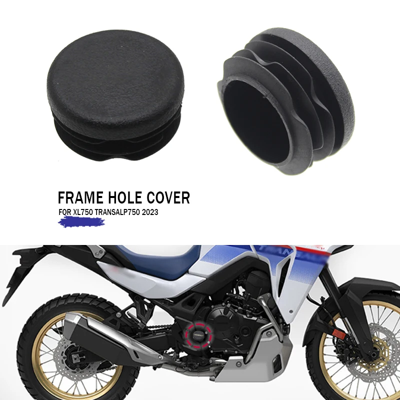 

2PCS Chassis Plugs Fit For Honda XL750 Transalp XL 750 2023 Transalp750 Motorcycle Frame Hole Cover Caps Plug Frame Cap