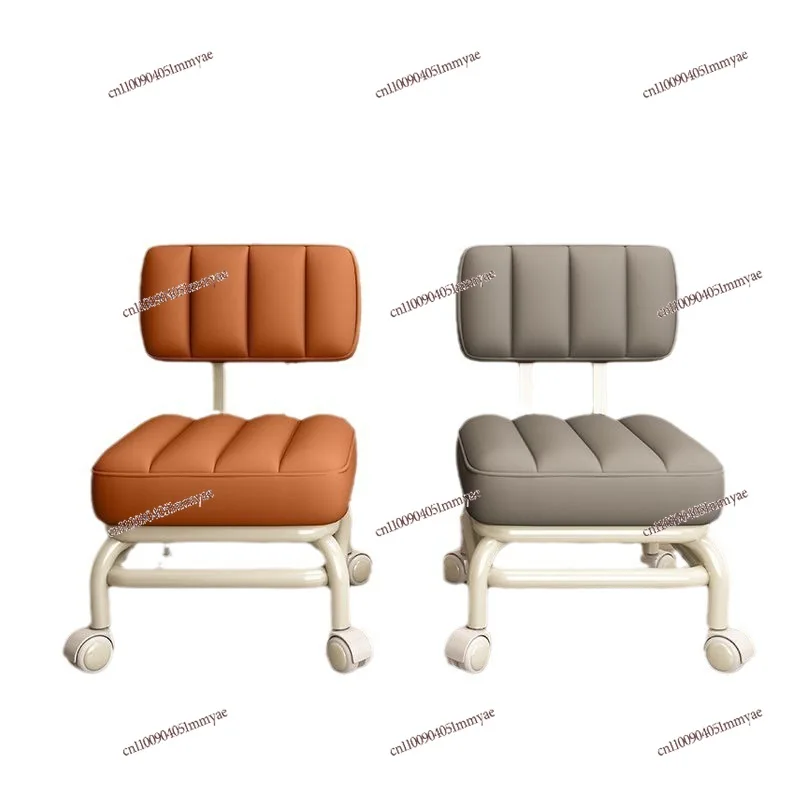 

Bestseller Small Stool Pulley Low Stool Household Backrest Bench Children's Learning Small Chair Sofa Coffee Table Stool Silent