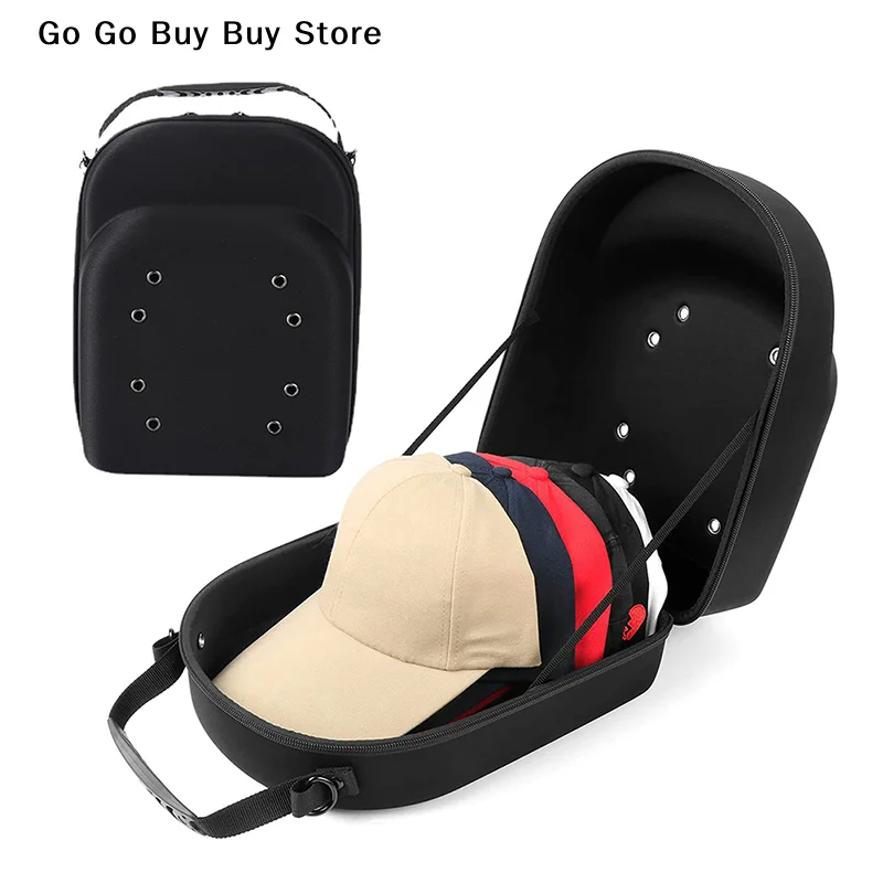 Image of 【ST】 1 Stück Hut-Reisetasche, Baseballkappen-Etui, Sport, hochwertige Aufbewahrungsbox, Display, EVA-Tragetaschen, einfarbig, Unisex, Baseball