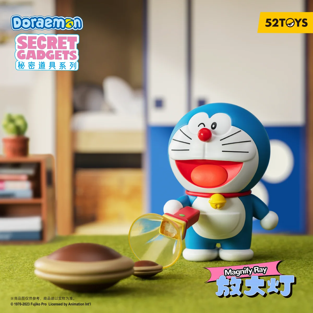 52TOYS Blind Box Doraemon Secret Gadgets, Mystery Box, cute collectible random Figure, Christmas Gift for Partner