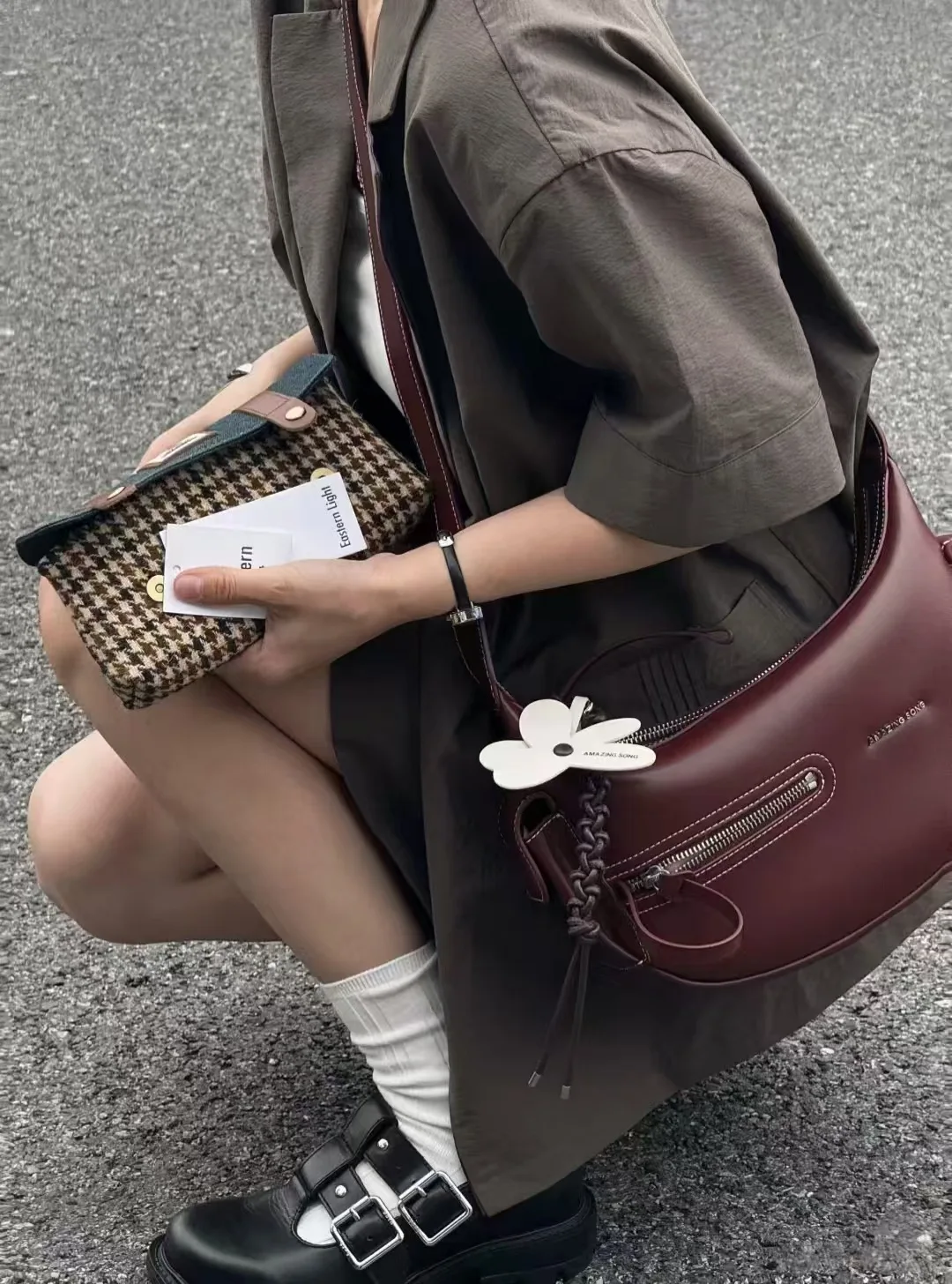 

Amazing SongНовая сумка Moon из натуральной кожи, женская сумка через плечо с регулируемым плечевым ремнем