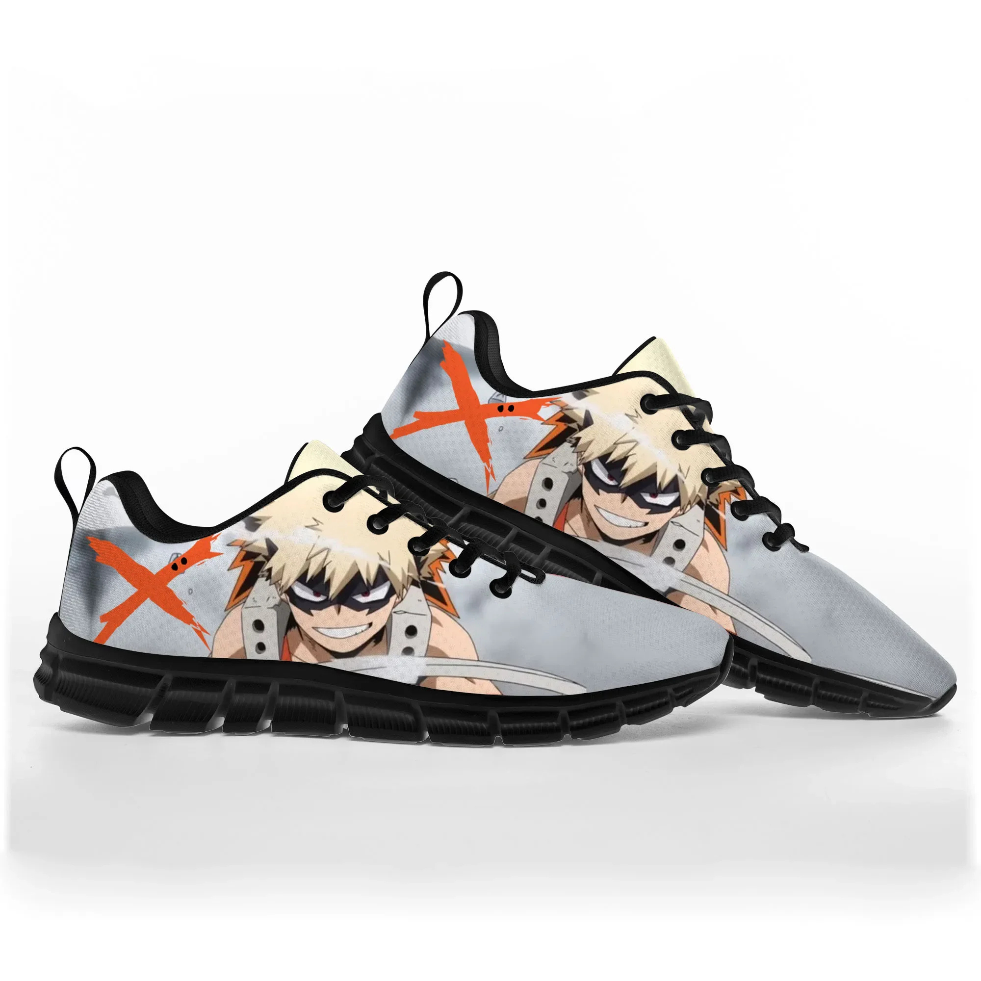 

Bakugou Katsuki My Hero Academia Sports Shoes Mens Womens Teenager Kids Children Sneakers Casual Custom High Quality Couple Shoe