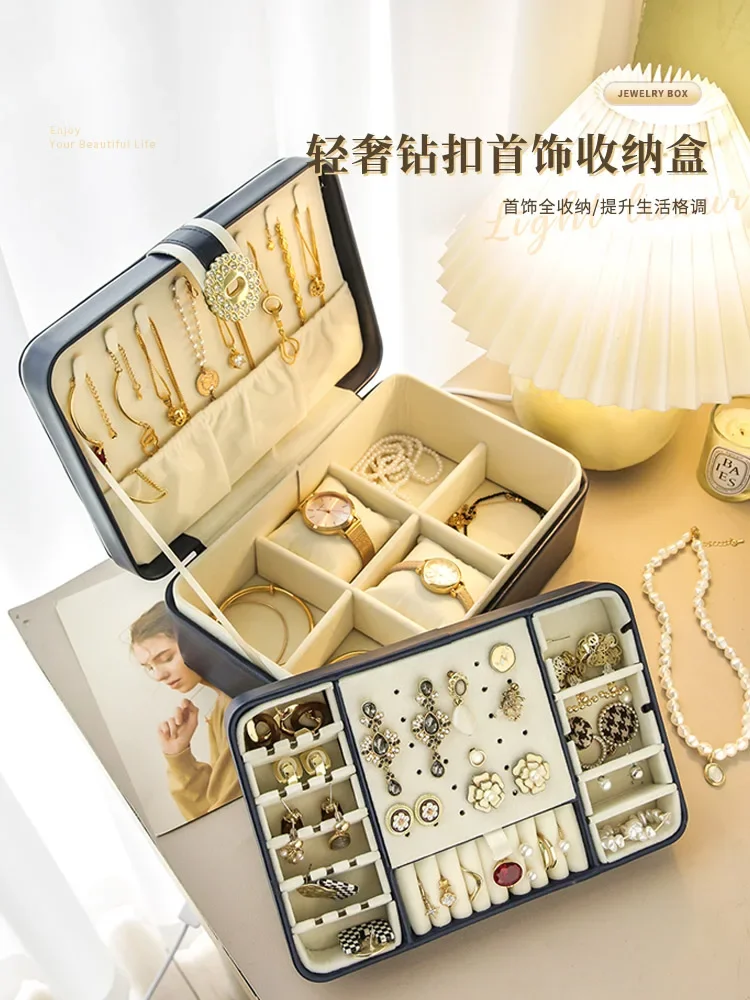 High-end jewelry storage box Necklace Earrings Earrings Earrings Advanced exquisite watch jewelry gold jewelry 2023