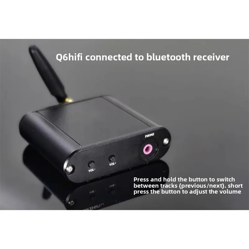 Q6 True Lossless HIFI Bluetooth 5.4 Receiver DAC ES9018 Independent Decoding LDAC