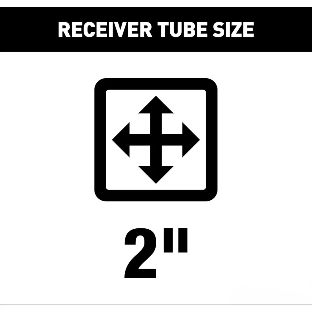13409 Class 3 Trailer Hitch, 2-Inch Receiver, Fits Select Forester, GLOSS BLACK POWDER COAT