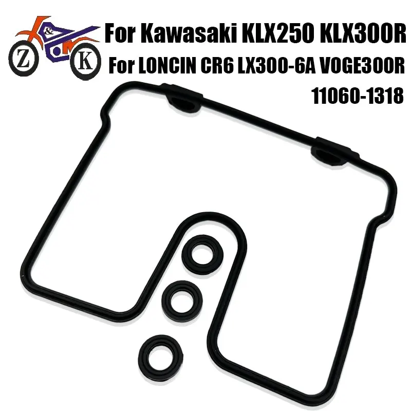 

1PCS Motorcycle Cylinder Head Sealing Rubber Gasket Kit For Kawasaki KLX250 D-Tracker KLX300 FLONCIN CR6 LX300-6A 11060-1318