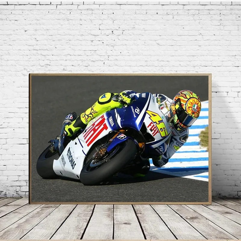 Moto Gp Racing Posters Classic Motorcycle Sports Competition Canvas Painting Prints Wall Art Picture for Living Room Home Decor