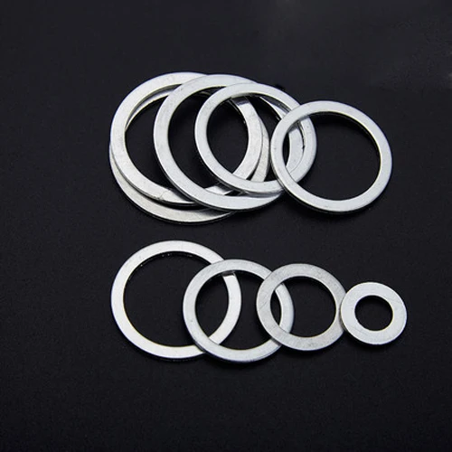 30Pcs 1.5mm Thick M15 M16 M17 M18 M19 Pure Aluminum Washer Heat-resistant Corrosion-resistant Gasket Sealing Meson