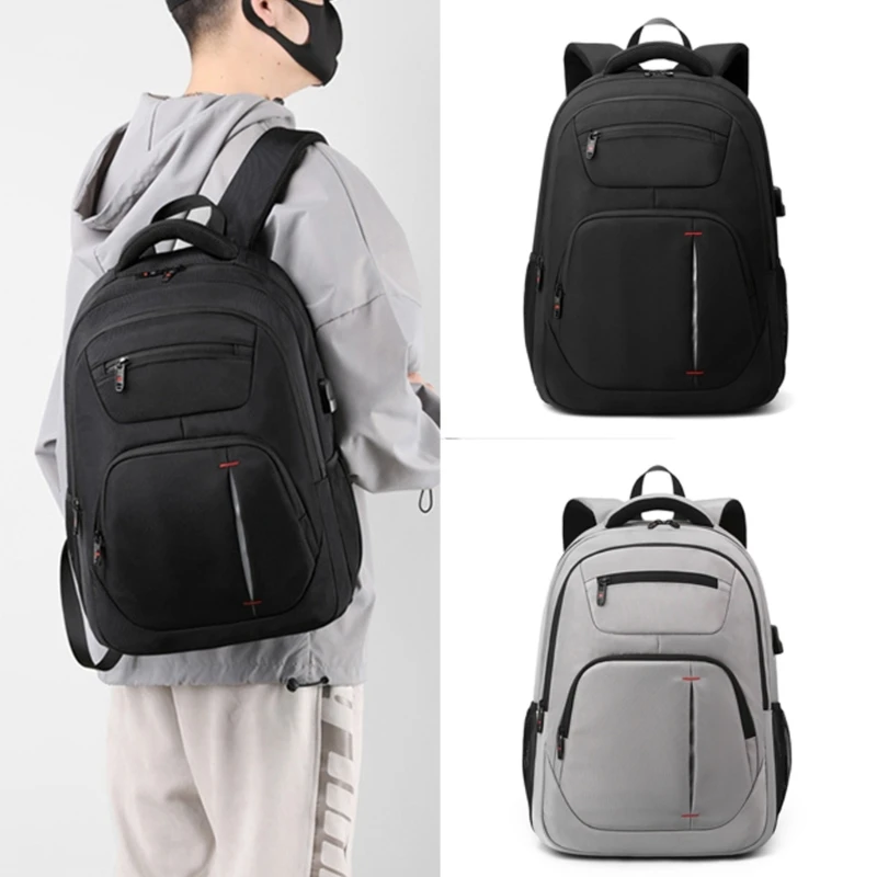 

Travel Daypacks Backpack Large Capacity Bookbags 15.6'' Laptop Rucksack Schoolbag Versatile Pack with USB Charging Port