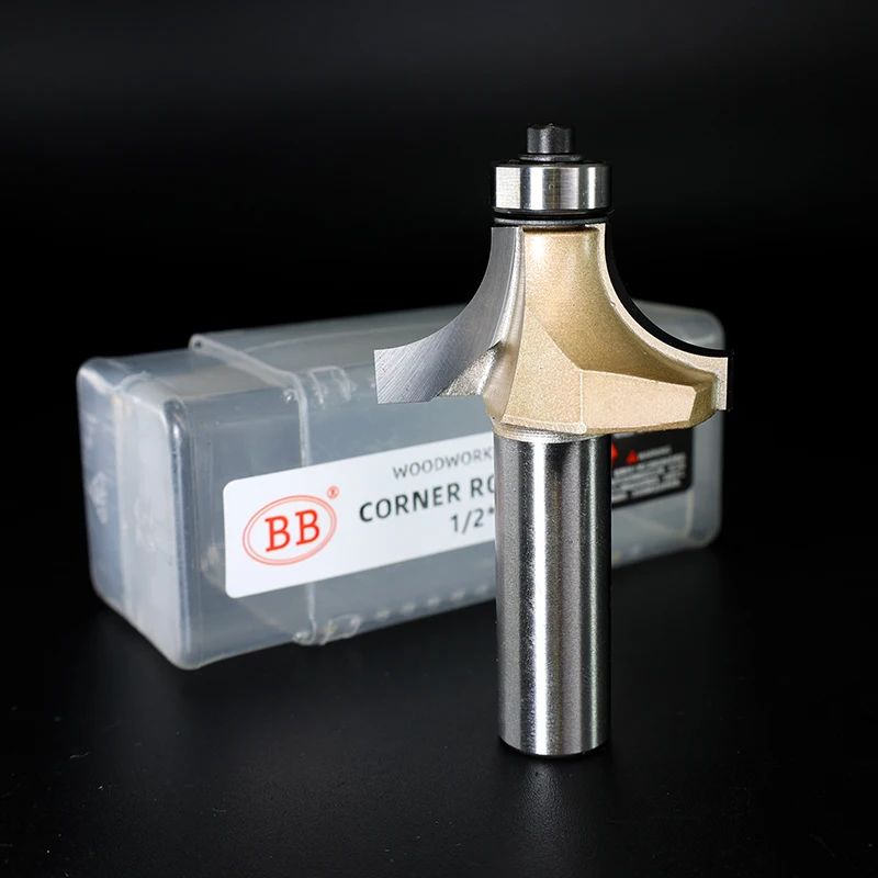 Imagem -03 - Bb-canto Arredondamento Router Bit Côncavo Fresa Paralelo Haste Ferramenta de Carpintaria Redonda Edge Trimmer 4