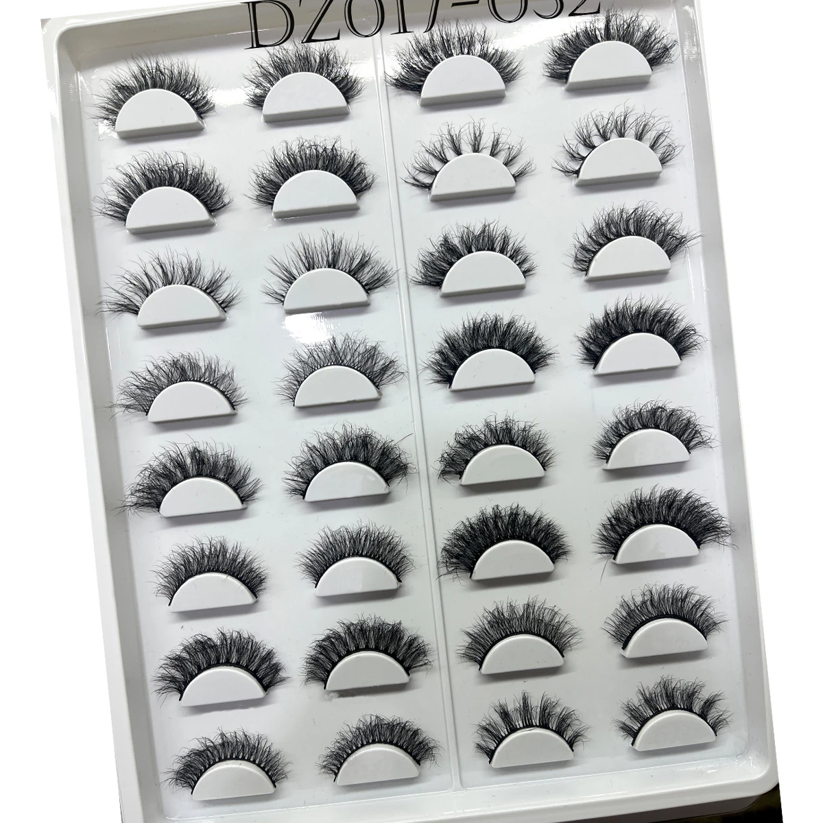 Mix 16 par rzęs 3D z norek, sztuczne rzęsy, puszyste, gęste, krzyżowe, naturalne rzęsy z norek, miękkie rzęsy do przedłużania, zestaw do makijażu