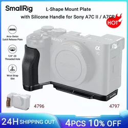 SmallRig A7C II/A7CR L-Shape Mount Plate w Silicone Handle for Sony Alpha 7C II/Alpha 7CR, w Arca-Swiss Quick Release Plate 4797