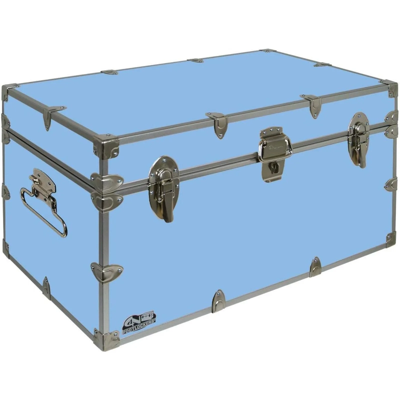 

US Large Undergrad Storage Trunk Made in the USA Only STEEL Footlocker on Amazon