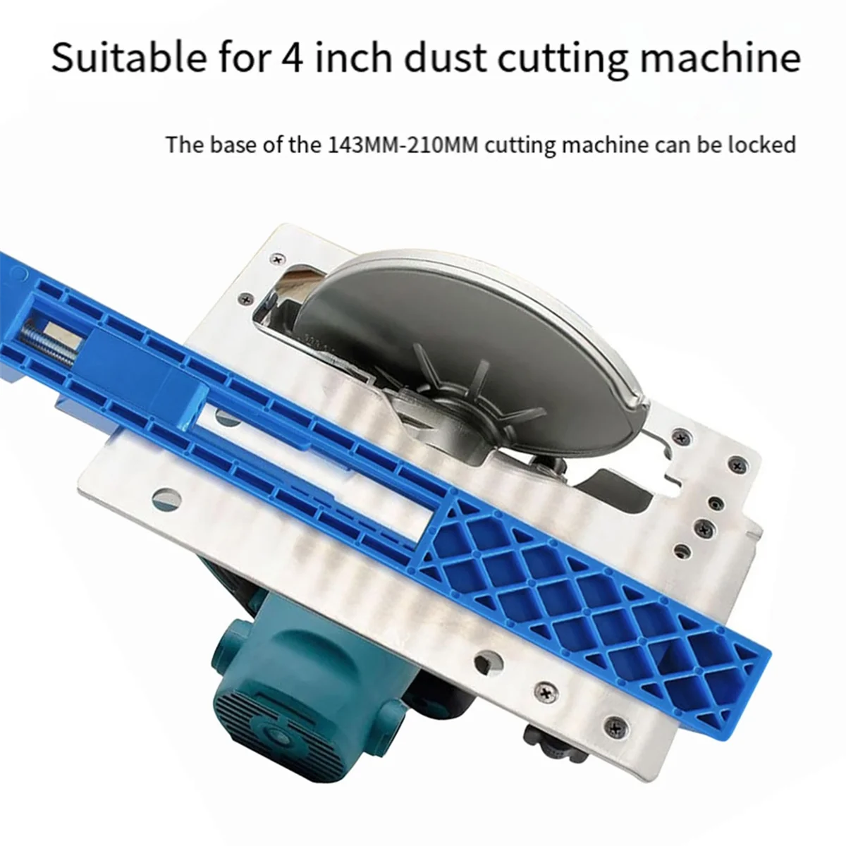 A002 Adjustable Cutting Machine Guide Rail Woodworking Edge Positioner Tool Guide Circular Saw Milling Positioning Clamps