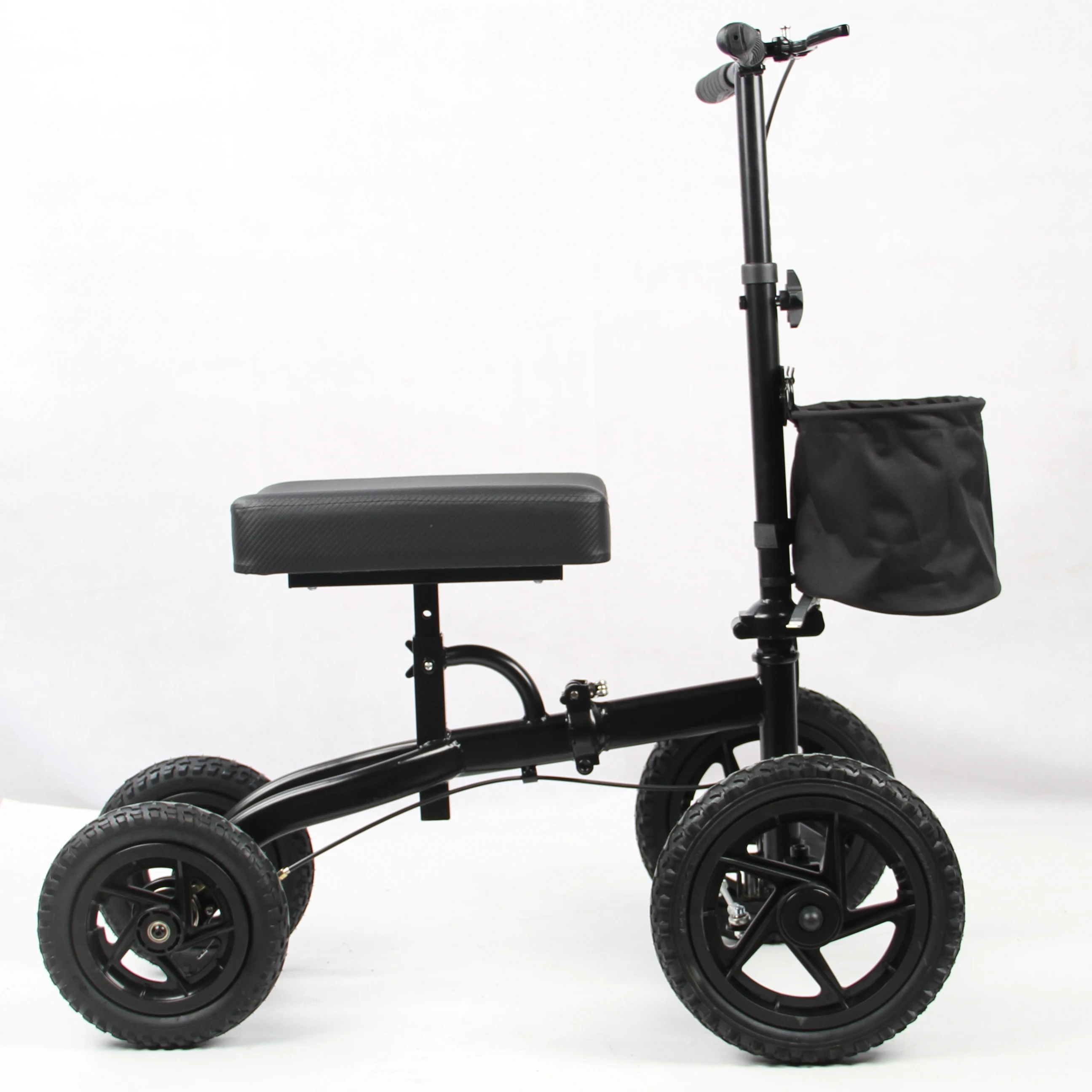 For Sinway Senior Brake Assembly Economy Scooter Steerable Knee Crutch Walker For Adults With Seat