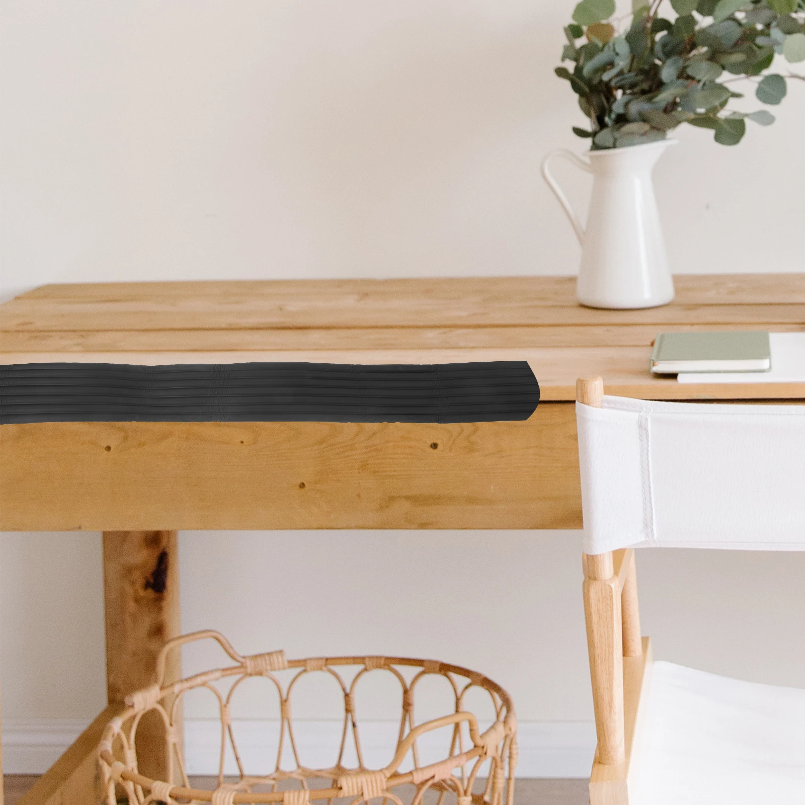 

2 Pcs Anti collision Sponge Pads 4 Meter Strip Furniture Edge Protector Desk Corner Guards Black Bumper Wall Sticker Baby Safety