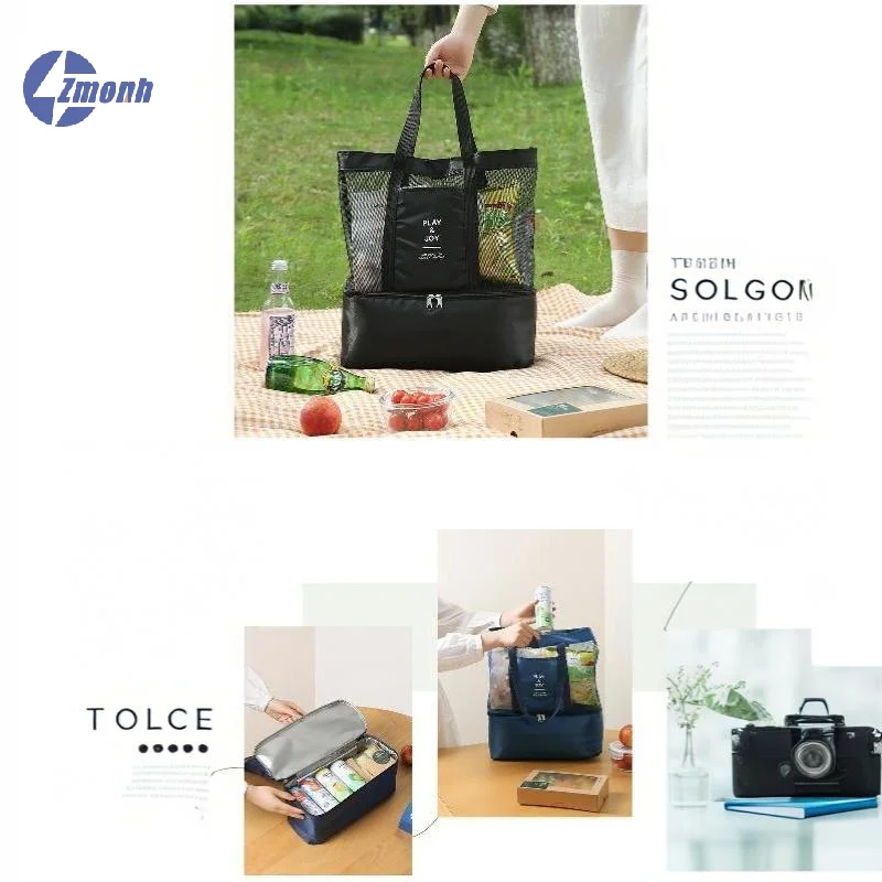 NewDry And Wet Separation Double Layer Storage Bag Outdoor Travel Beach Swimming Single Shoulder Handbag