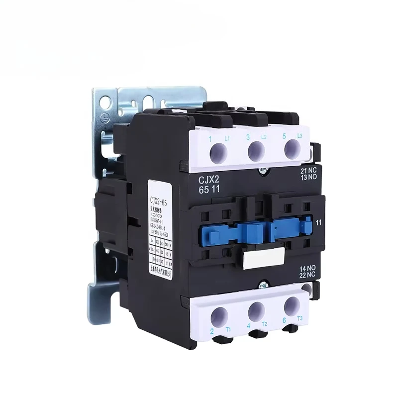 Contator CJX2 Série AC Contator de controles industriais 36V 24V 220V 380V Contator magnético