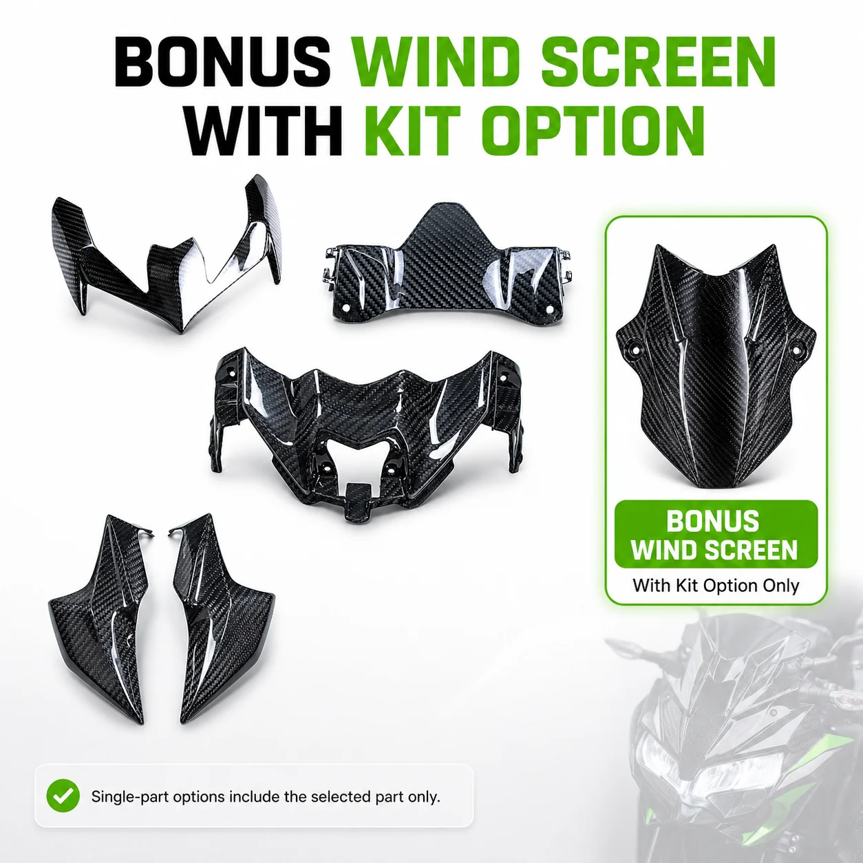 Frame Side Fairing Covers Frame Guard Carbon Fiber Side Panel Trim for Kawasaki Z900 Z 900 2020-2024 Motorcycle Accessories