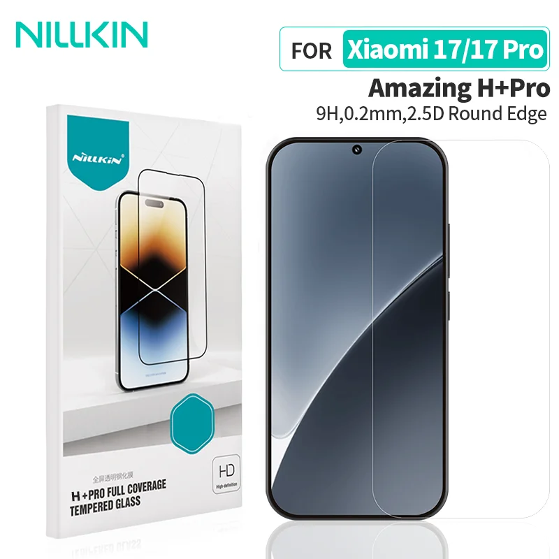 Nillkin pour Xiaomi 17 Pro, protecteur d'écran H + Pro HD, Film en verre trempé antidéflagrant pour Xiaomi Mi 17, protecteur d'écran en verre