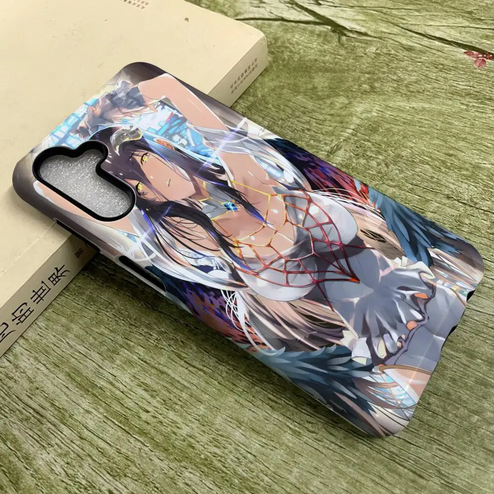

Albedo O-Overlord Phone Case for SamsungS25 Film Shell GalaxyS24Ultra 23plus S22 21 A56 36 26 16 Luxury Double layer Cover