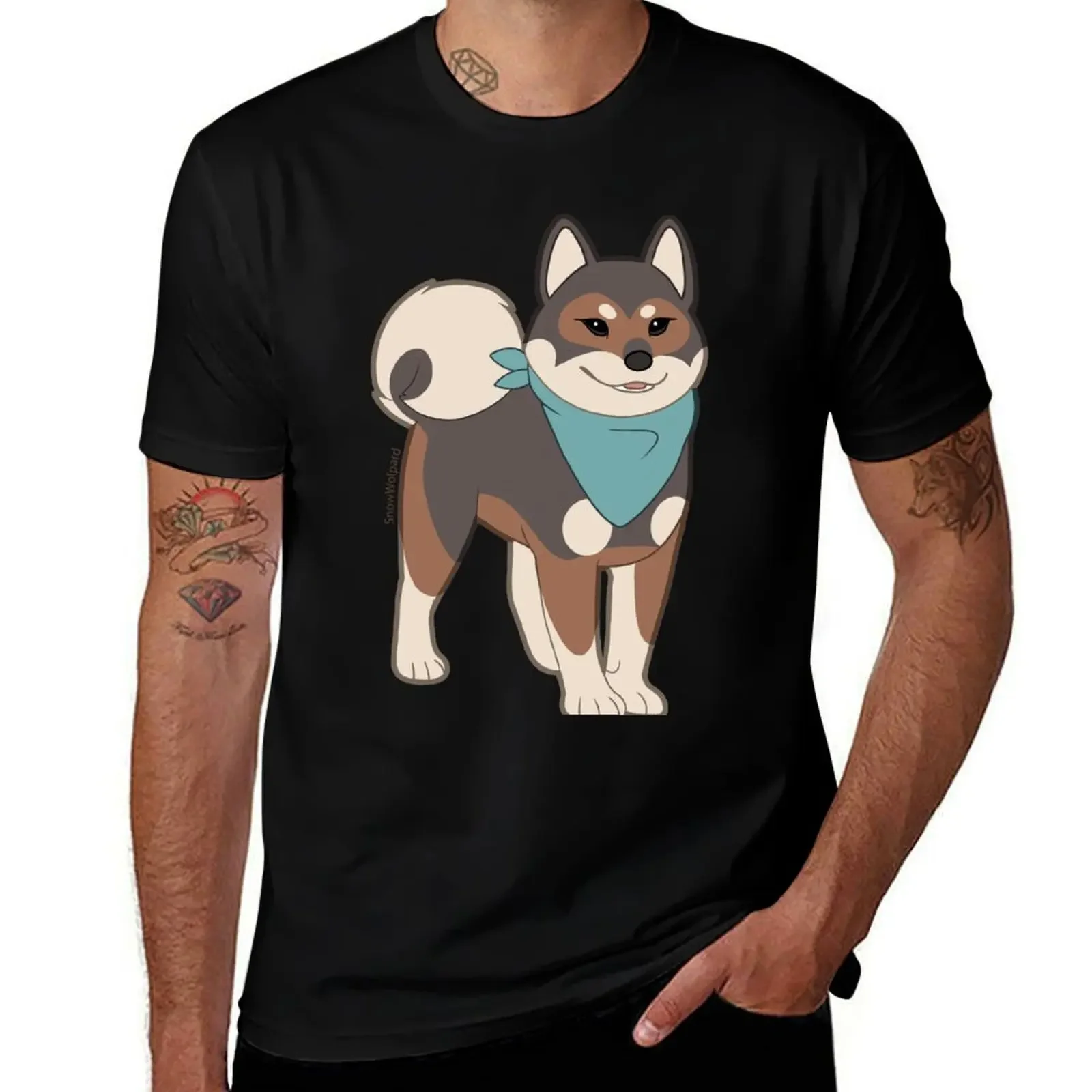 Shikoku Ken T-Shirt kawaii clothes graphic shirts men clothings