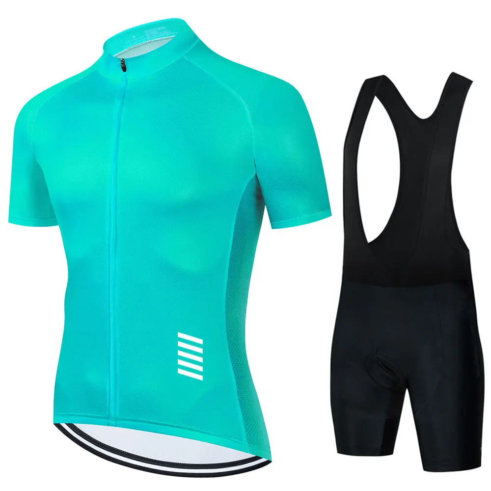 New 2023 Men Summer Jersey Set Short Sleeve Ropa Ciclismo Hombre Cycling Clothing Triathlon Bib Shorts Suit Bike Uniform Maillot - Image 3