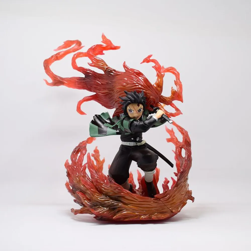 25cm Anime Demon Slayer Kimetsu no Yaiba figure Kamado Tanjirou Action Figure Nezuko Warrior PVC Model Toys Statue For Kids Gift