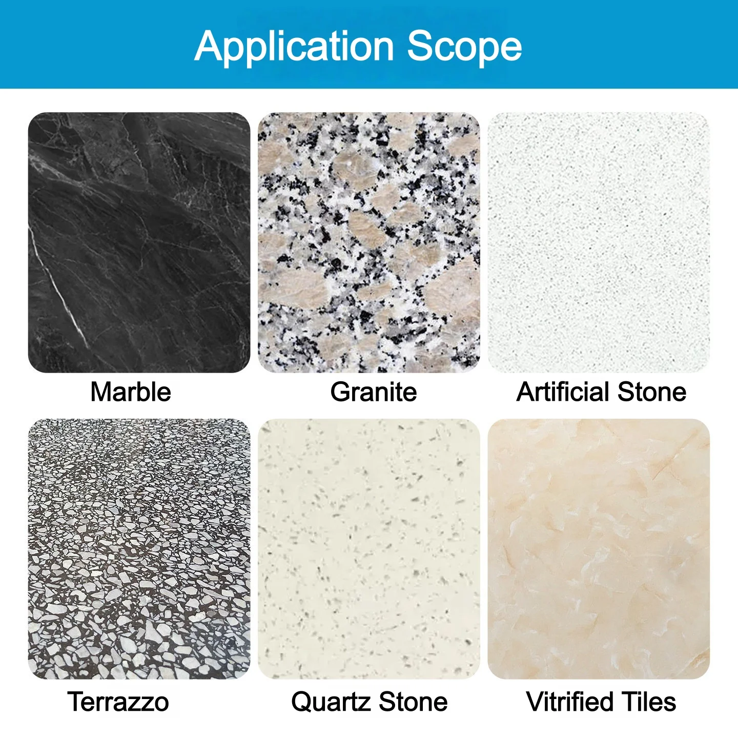 4 Stück 4 Zoll 100mm Diamant-Polierpads 4-Stufen Nass-Polierpad für Granit, Marmor, Terrazzo, Quarz Schleifpolierscheibe – Detail 3