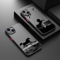 Horse Fasion Engine Matte Case For iPhone 15 14 13 12 11 Pro Max Plus 13 Mini X XR XS MAX 8 7 Plus 6 6S Hard PC Cover Shell