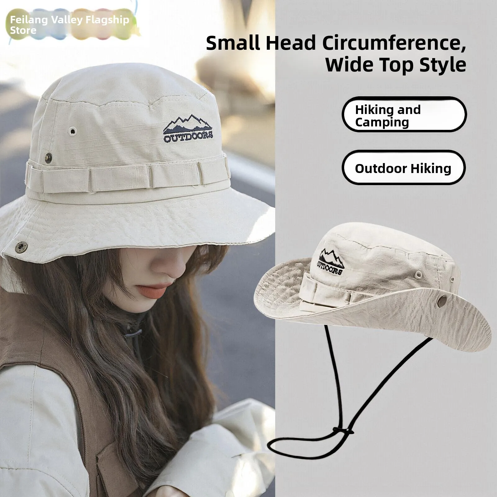 

Unisex Summer Camping Mountain Hat UV Protection Fishing Cap Parent-Child Style Outdoor Sunshade Hat for Men And Women
