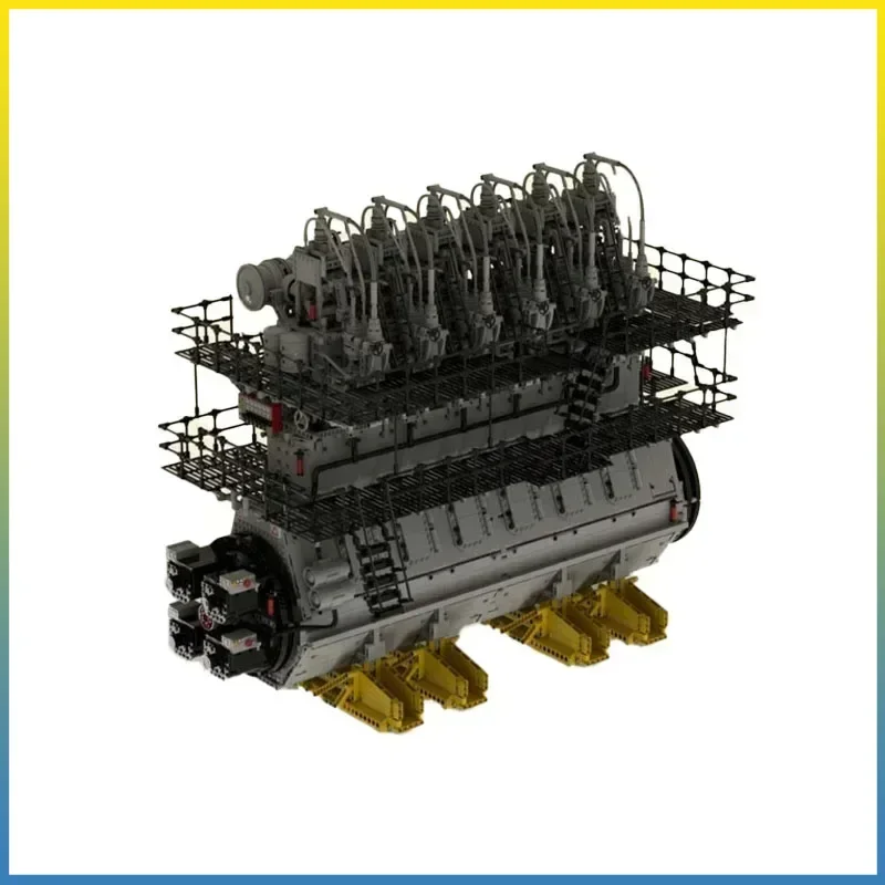 

MOC-141278-ходовая морская дизельная инфракрасная версия, сборка двигателя, лоскутные строительные блоки, модель • 10737 деталей, гигантский двигатель