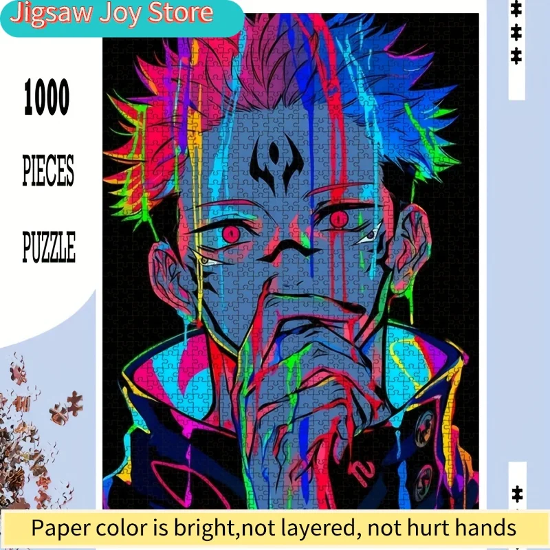 

1 коробка популярных аниме-пазлов 50*70 см/19,7*27,6 дюймов, большой пазл для взрослых, для развлечений и творчества, подходит для домашнего декора