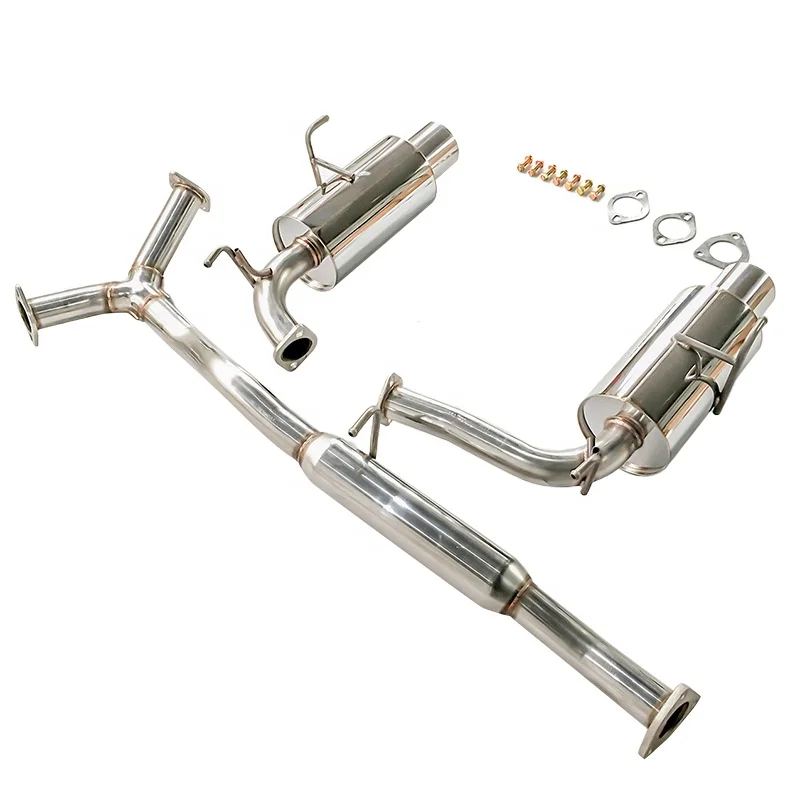 Fit 00-06 Honda S2000 RVS 2.5 "Catback Uitlaatsysteem 3.5" Uitlaat Tip