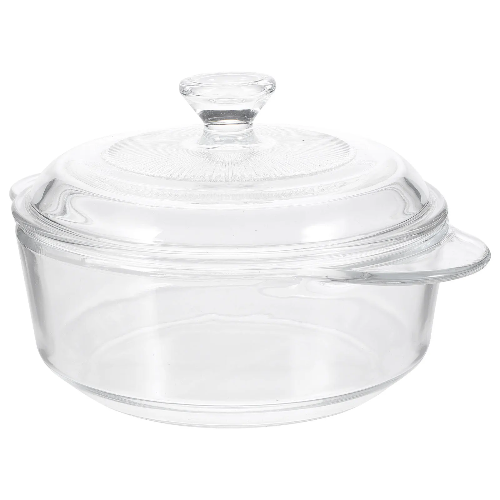

Glass Stew Pot with Lid Heat Resistant 2L Cooking Pot for Soup Noodles Vegetables Baby Food Milk Kitchen Cookware Home Supply