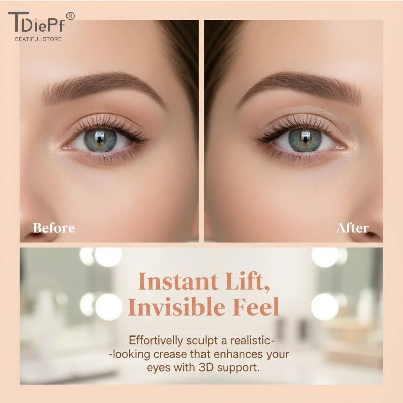 32Pcs/Sheet Ultra Stay Beautiful Eyes Invisible Waterproof Eye Big Eyes Makeup Tools 3D Double Eyelid Tape For Beginner Friendly