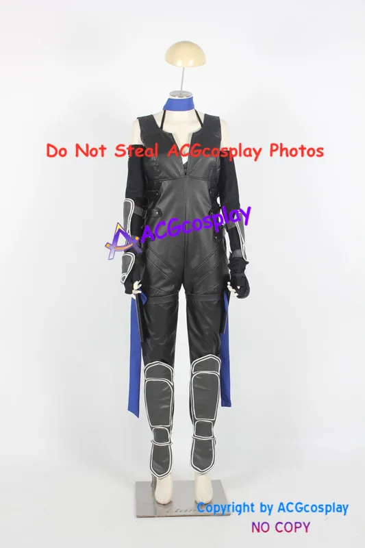 Dead or Alive 5 Kasumi Cosplay Costume acgcosplay Faux Leather made Garment