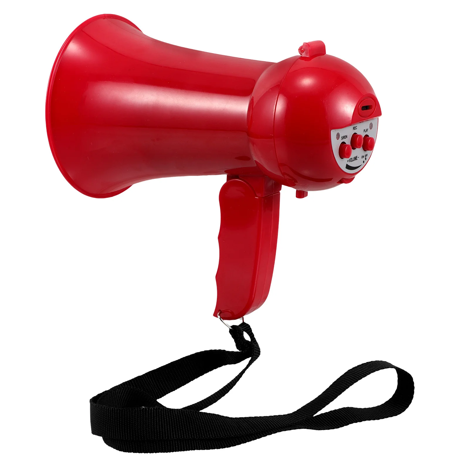 

Portable Red Megaphone Loud Plastic Bullhorn for Wedding Groomsmen Engagement Cheers Noisemaker Megaphone Speaker