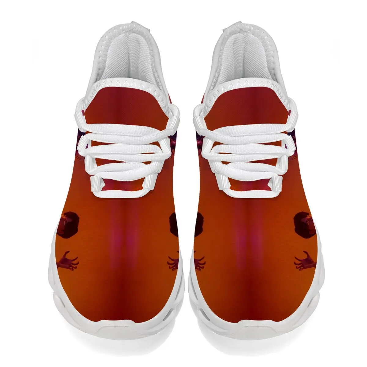 Модная спортивная обувь для родителей и детей с принтом анимированных персонажей, легкие дышащие семейные спортивные кроссовки на шнуровке для бега