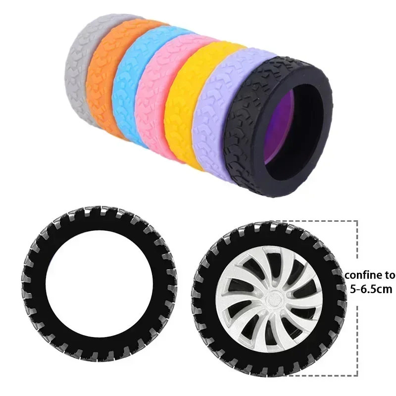 8/48pcs Luggage Wheels Protector Silicone Wheels Caster Shoes Travel Luggage Suitcase Reduce Noise Wheel Guard Cover Accessories