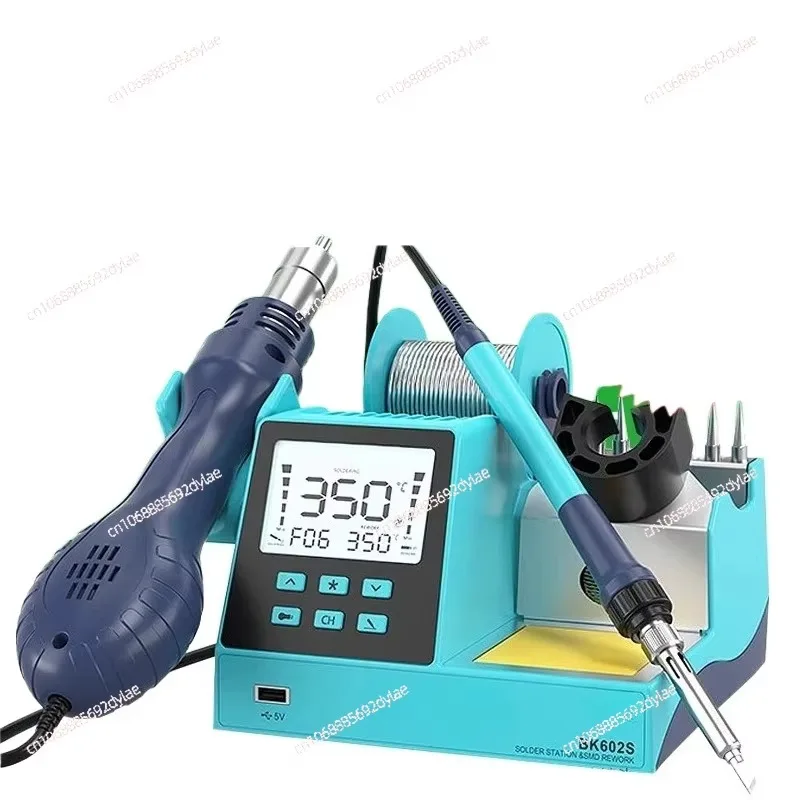 

BK601S сварочный стол для термофена 2-в-1 цифровой дисплей съемный сварочный пистолет с регулируемой температурой 90 Вт